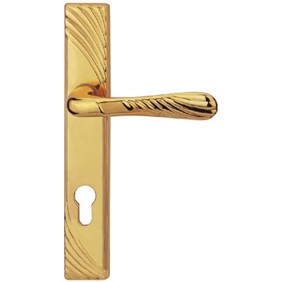 Brass Handle with Plate